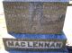 Photo of headstones/thumb_Frank Pitts McLennan 1855-1933 hdstn Topeka Cem Kansas